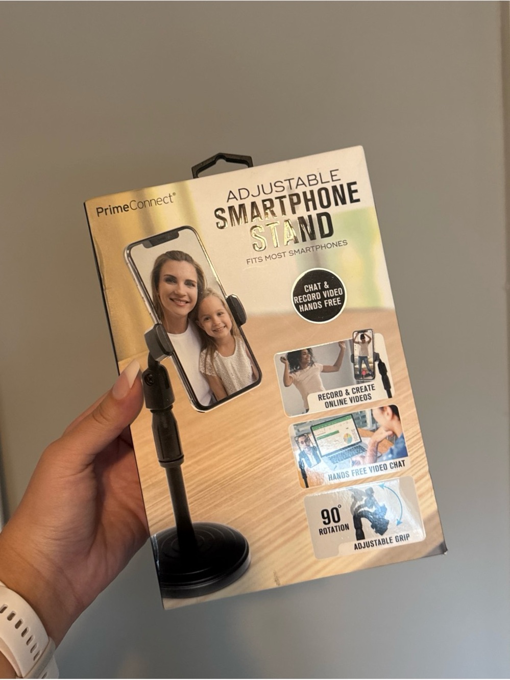 Adjustable Smartphone Stand - Black